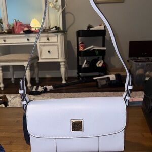 Dooney & Bourke Casey Clutch/ shoulder bag-glacier blue original tags-dust bag